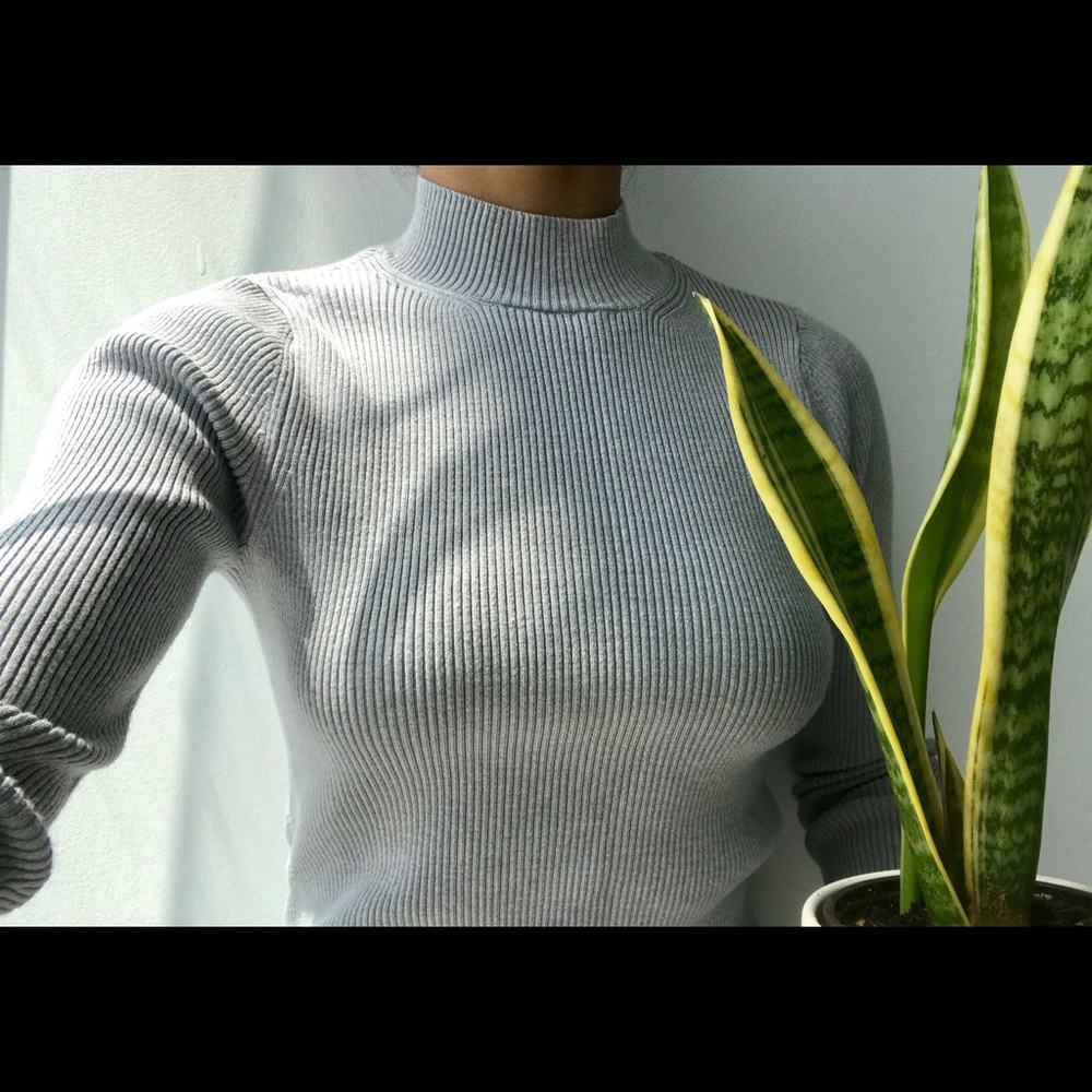 Turtle neck bodycon top